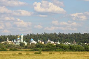 Das Kloster Optina Pustyn in dem Dostojewski Inspiration zu seinem Roman die Brüder Karamasow fand