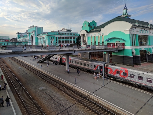 Bahnhof Nowosibirsk 