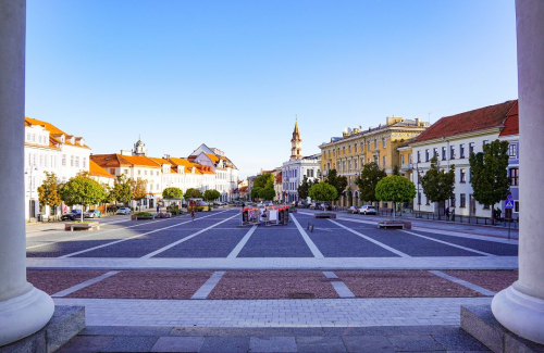 Rathausplatz in Vilnius